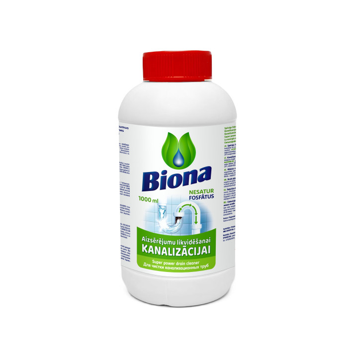 BIONA – суперконцентрированные гранулы для устранения засоров – 500 г