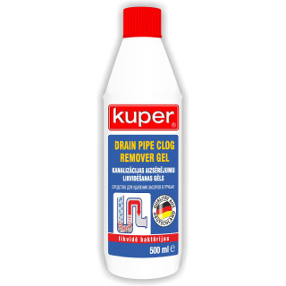 KUPER – gel déboucheur pour canalisations – 500 ml