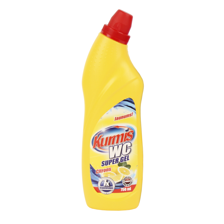 OKEY WC Kurmis – Limón – gel limpiador y desinfectante – 750 ml