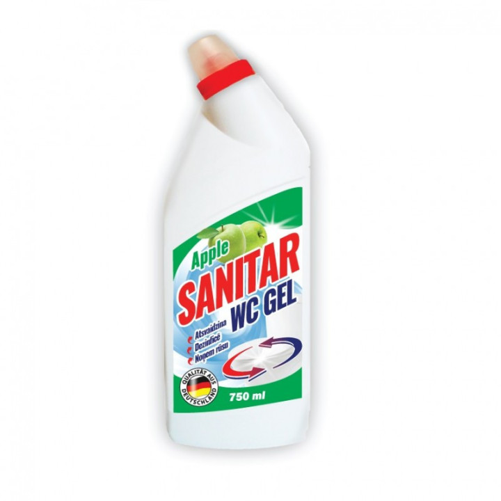 SANITAR WC Pomme – gel nettoyant et désinfectant – 750 ml