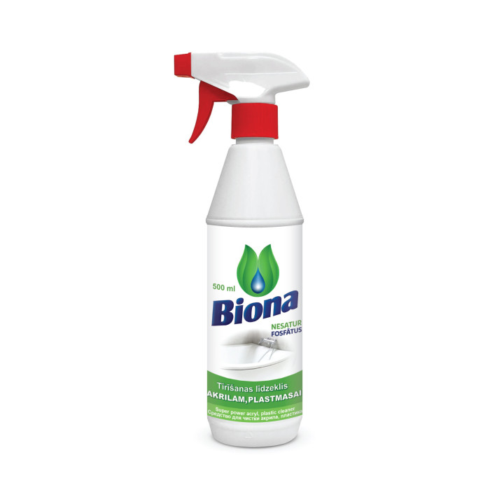 BIONA – cleaner for acrylic and plastic – 500 ml