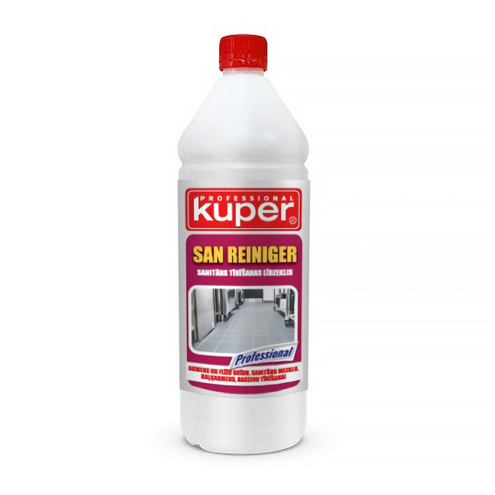KUPER – San Reiniger – Sanitārs tīrīšanas līdzeklis – dažādi tilpumi