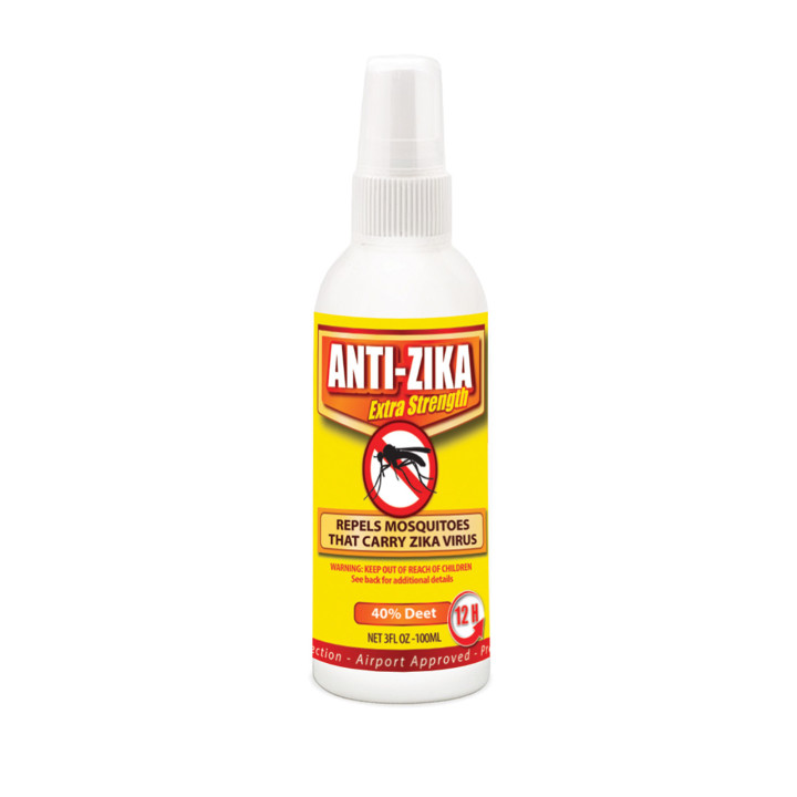 ANTI ZIKA - Extra Strenght - Deet40 - īpaši efektīgs pretodu līdzeklis -100ml