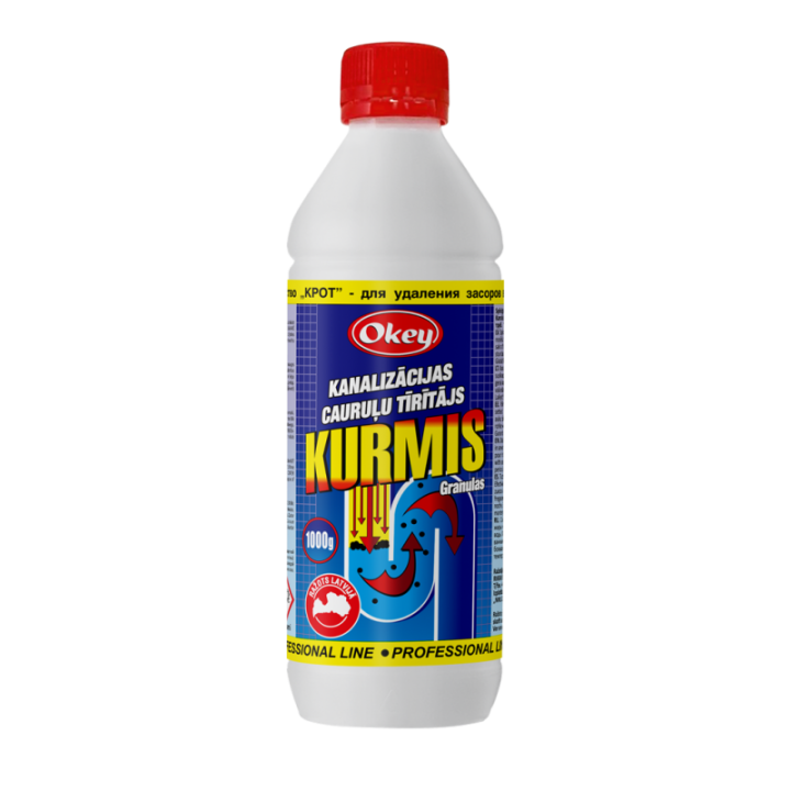 OKEY – KURMIS – drain unclogging agent – 1 L