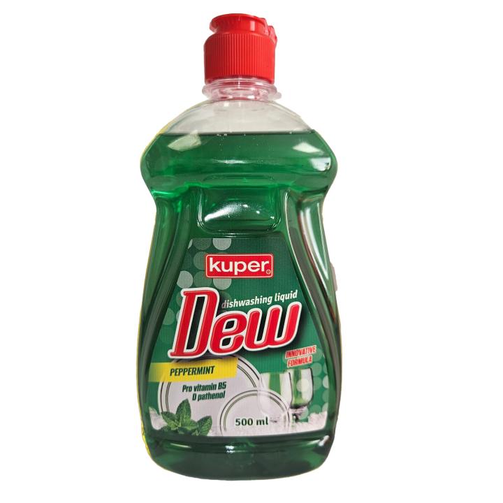 KUPER Dew Peppermint - līdzeklis trauku mazgāšanai - 0.5L