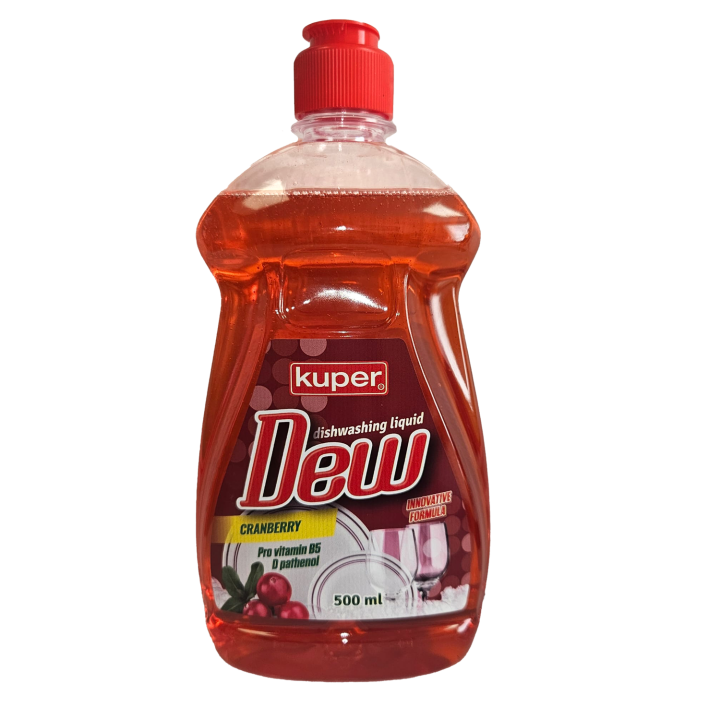 KUPER  Dew Cranberry  – dishwashing liquid – 0.5 L