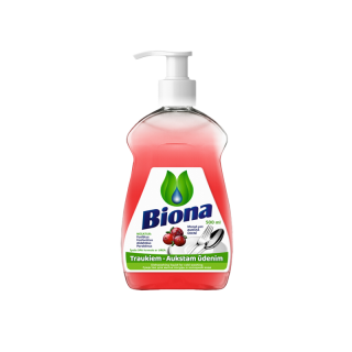 BIONA Cranberry Dishwashing Liquid for Cold Water, 0.5L